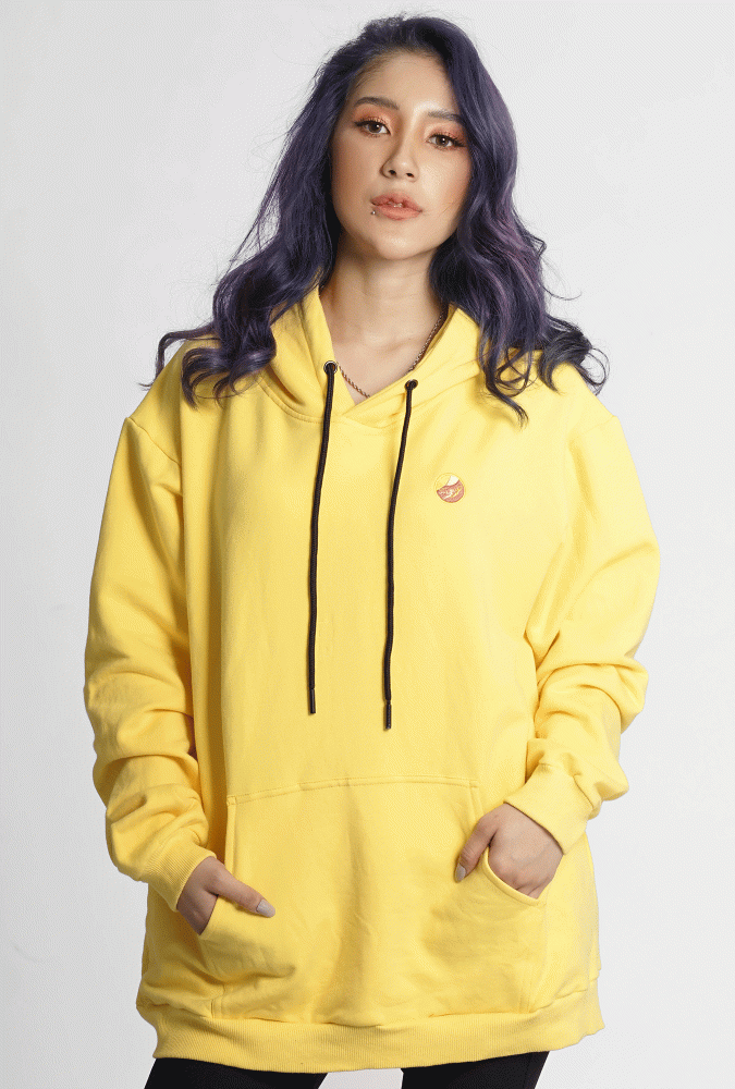 Golden Culture Autumn  Girl Hoodie (Yellow)